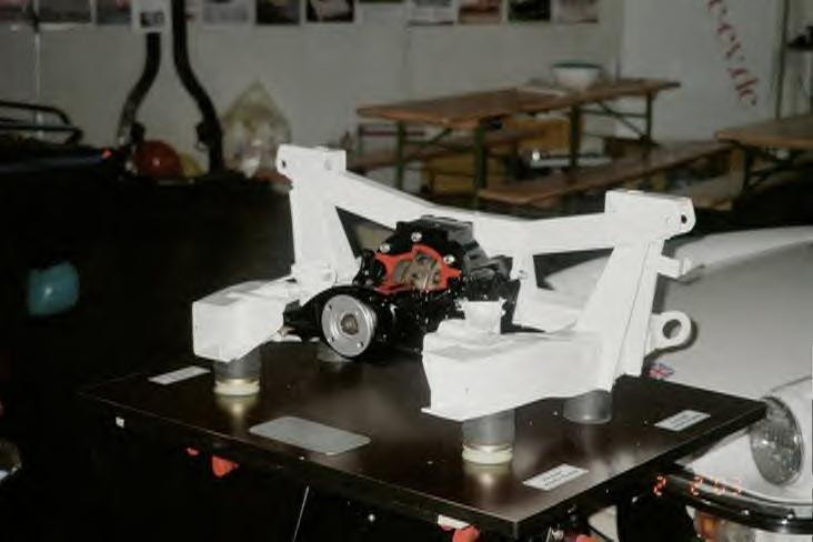 Das Achsmodell auf Stand vom Spitfire Club Deutschland eV zur Bremen Classic 2003