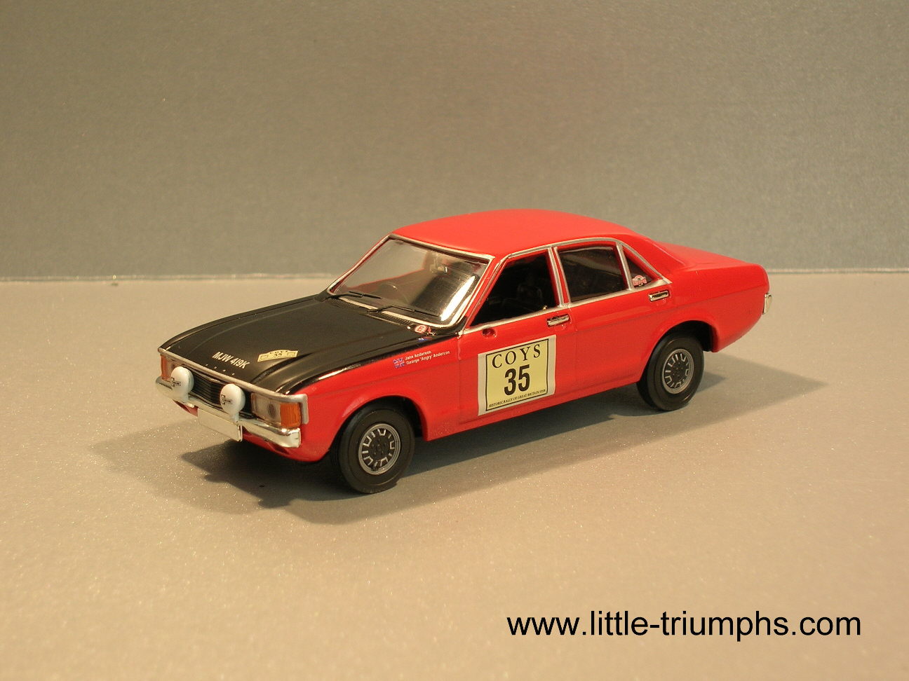 Ford Consul 3000 GT - Coys historic Rally  Great Britain 1998  - 